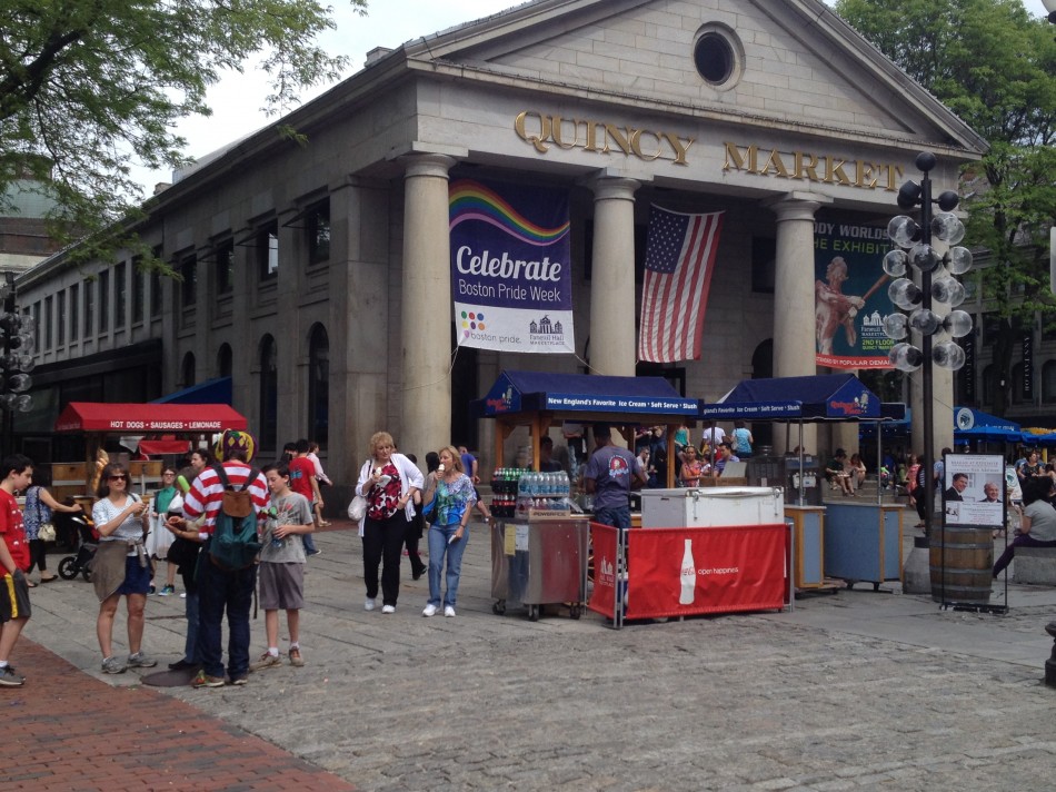 QUINCY MARKETPLACE, Faneuil Hall, North End, Boston #BostonStrong